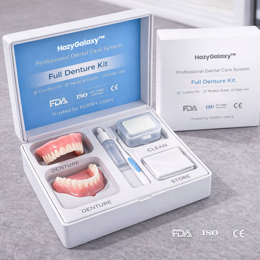 ---🦷 HazyGalaxy™ Custom-Fit Dentures ⏰ ENDS TODAY   70% OFF | Smile with Confidence